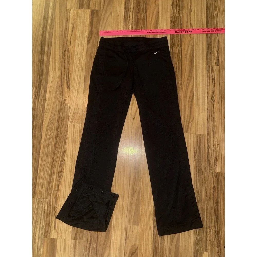 Nike VTG Y2K Small‎ The Athletic Dept Mesh Side Snap Pants Drawstring Wide Leg